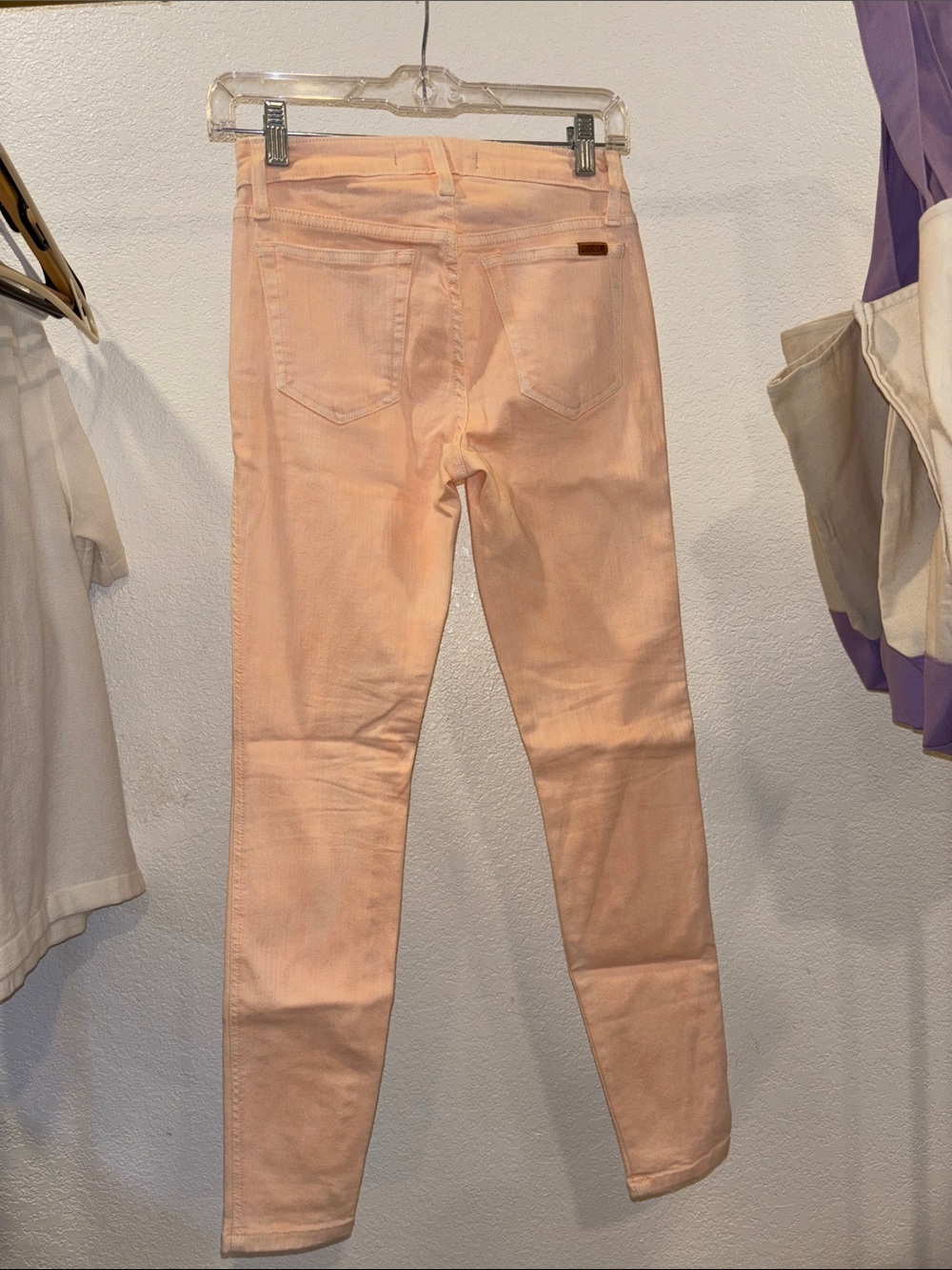 Joe's Jeans Peach Toned Skinny Denim - Picture 3 of 5